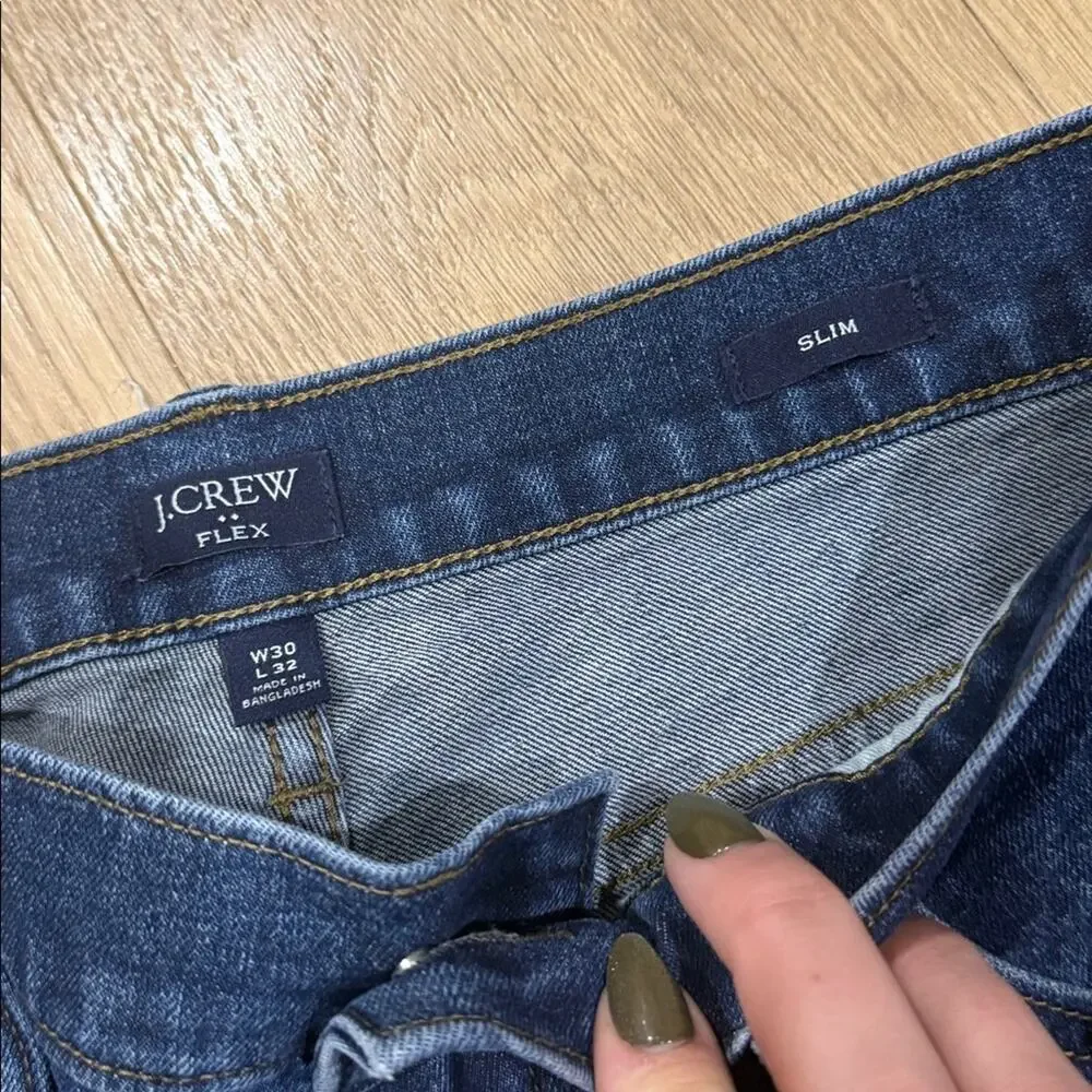 J. Crew Men's Slim Jeans in Deep Blue Size 30/32